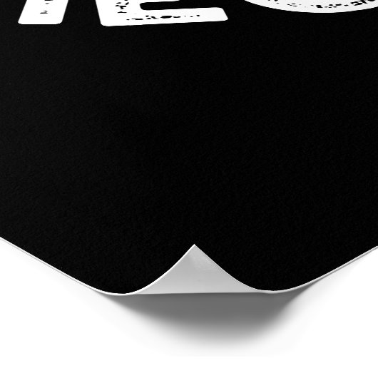 Glue Wanna Stück von mir Funny Pun Dark BG Poster (Ecke)