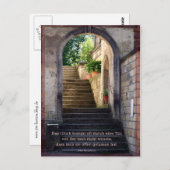 Glueck Postkarte (Vorne/Hinten)