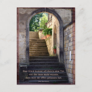 Glueck Postkarte