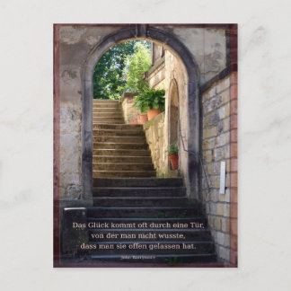 Glueck Postkarte