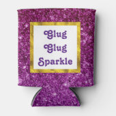 Glug Glug Sparkle Funny Dosenkühler (Vorderseite)