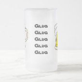 Glug GlugGlugGlug Glug Mattglas Bierglas (Mittel)