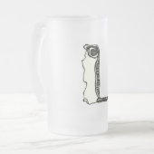 Glug Mattglas Bierglas (Vorderseite Links)