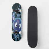 Glüh Ride Skateboard (Vorderseite)