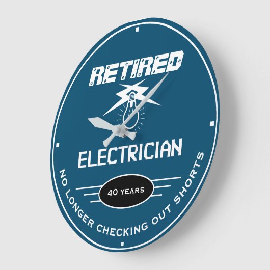 Glühbirne Glühbirne Große Wanduhr (Winkel)