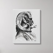 Glühbirne im Anzug Leinwanddruck (Vorderseite)