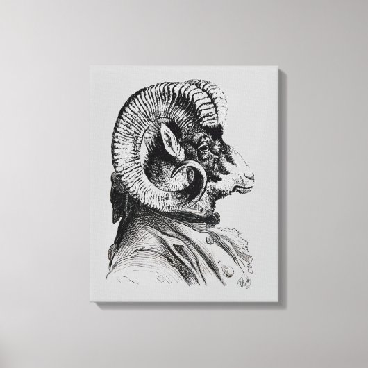 Glühbirne im Anzug Leinwanddruck (Vorderseite)