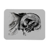 Glühbirne im Anzug Magnet (Horizontal)