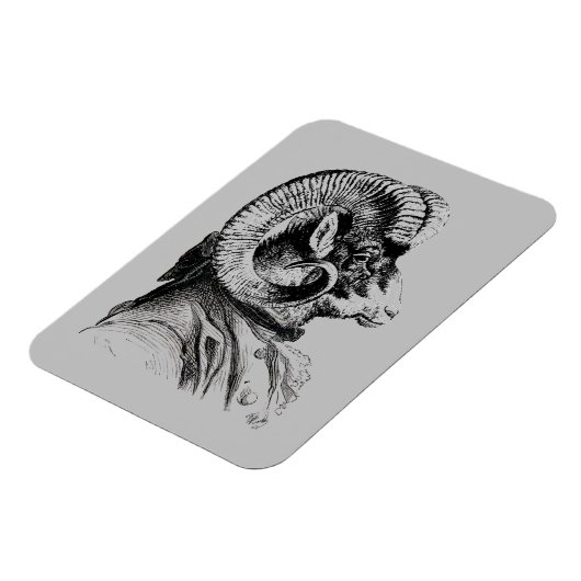 Glühbirne im Anzug Magnet (Linke Seite)