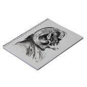 Glühbirne im Anzug Notizblock (Linke Seite)