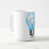Glühbirne Kaffeetasse (Vorderseite Links)