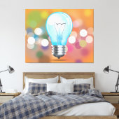 Glühbirne Leinwanddruck (Insitu (Schlafzimmer))