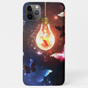 Glühbirne mit Nachtschmetterlingen Case-Mate iPhone Hülle