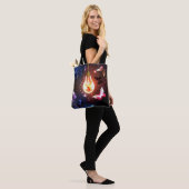 Glühbirne mit Nachtschmetterlingen Tasche (Am Model)