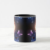 Glühbirne mit Nachtschmetterlingen Tasse (Zentrum)