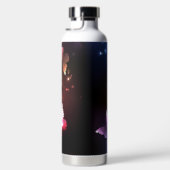 Glühbirne mit Nachtschmetterlingen Trinkflasche (Rechts)