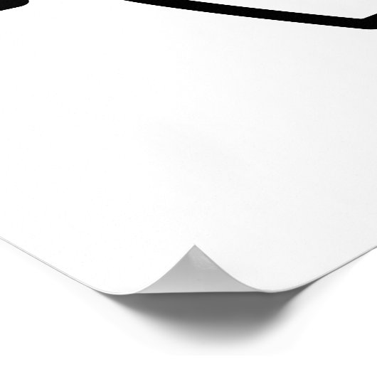 Glühbirne Poster (Ecke)