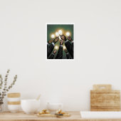 Glühbirne Poster (Küche)