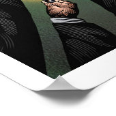 Glühbirne Poster (Ecke)