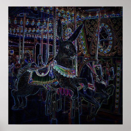 Glühbirne Poster (Vorne)