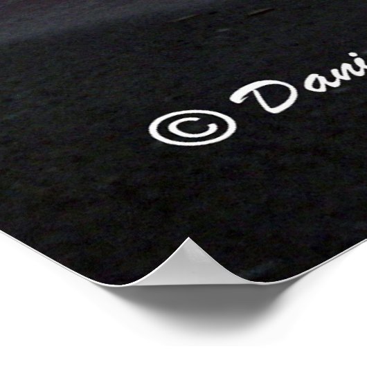 Glühbirne Poster (Ecke)