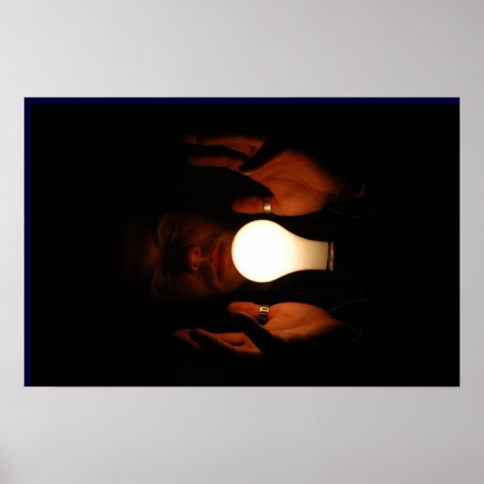 Glühbirne Poster (Vorne)