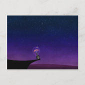 Glühbirne Postkarte (Vorderseite)