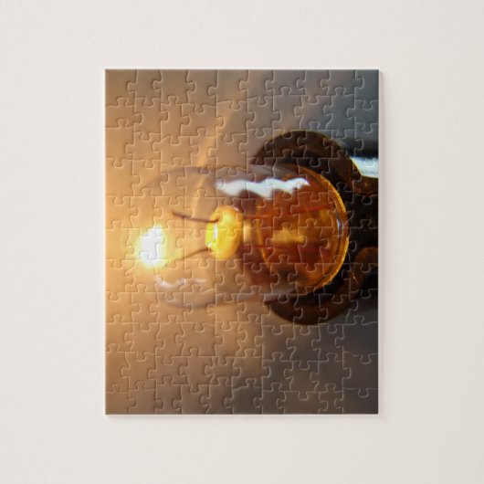 Glühbirne Puzzle (Vertikal)