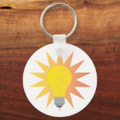 Glühbirne Schlüsselanhänger (Rückseite)