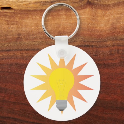 Glühbirne Schlüsselanhänger (Vorderseite)
