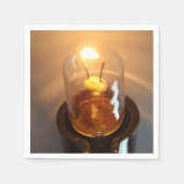 Glühbirne Serviette (Vorderseite)