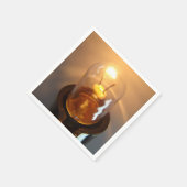 Glühbirne Serviette (Ecke)