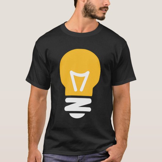 Glühbirne T-Shirt (Vorderseite)