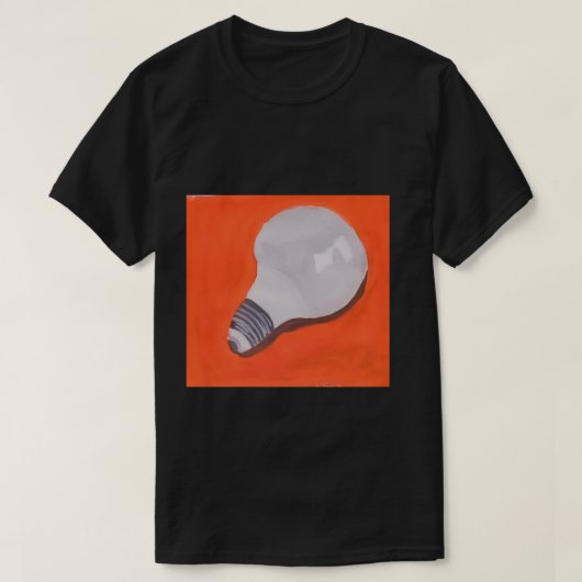 Glühbirne T-Shirt (Design vorne)