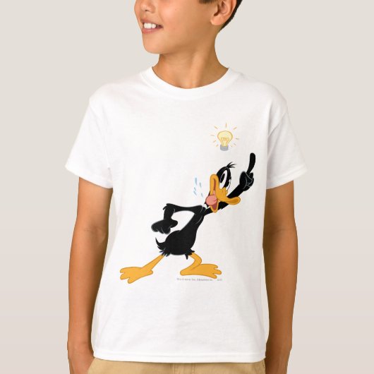 Glühbirne über dem Kopf des DAFFY DUCK™ T-Shirt (Vorderseite)