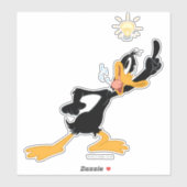 Glühbirne über dem Kopf von DAFFY DUCK™ Aufkleber (Blatt)