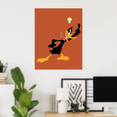 Glühbirne über dem Kopf von DAFFY DUCK™ Poster (Heimbüro)