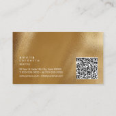 Glühbirne und Gold-ID942 Visitenkarte (Rückseite)