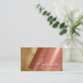 Glühbirne und Gold-ID942 Visitenkarte (Stehend Vorderseite)