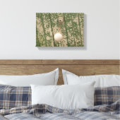 Glühbirne und grüne Peeling Leinwanddruck (Insitu (Schlafzimmer))