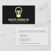 Glühbirne Visitenkarte (Vorne/Hinten)