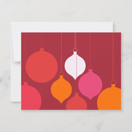 Glühbirnen Einladung (Vorderseite)