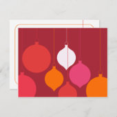 Glühbirnen Einladung (Vorne/Hinten)