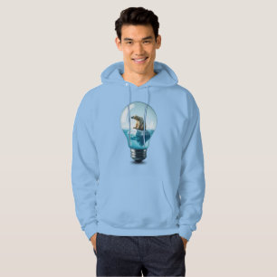 Glühbirnen-Eisberg - Eisbär in einer Glühbirne Hoodie