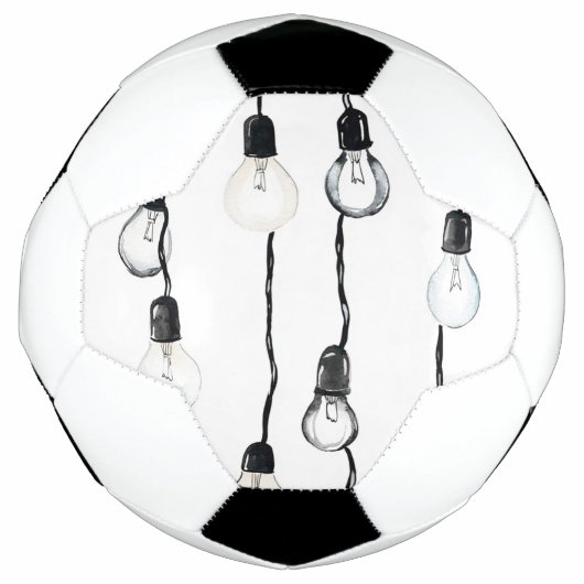 Glühbirnen Fußball (Vorderseite)
