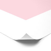 Glühbirnen-Glitzern Poster (Ecke)