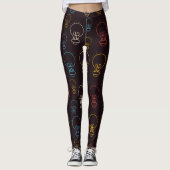 Glühbirnen Leggings (Vorderseite)