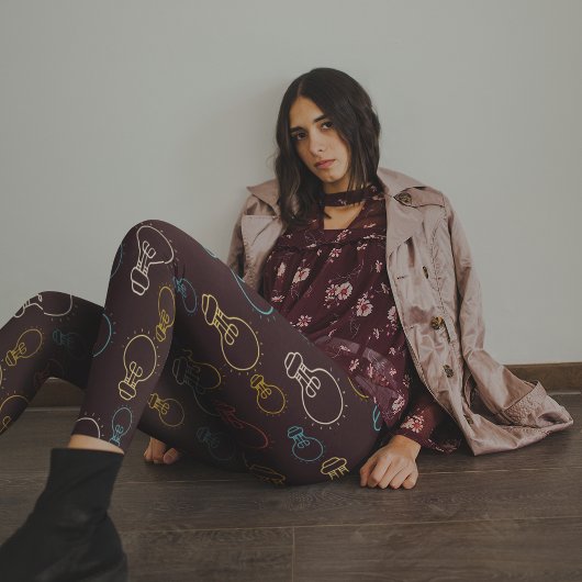 Glühbirnen Leggings