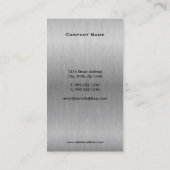 Glühbirnen-Logo Visitenkarte (Rückseite)