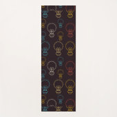 Glühbirnen Yogamatte (Vorderseite)